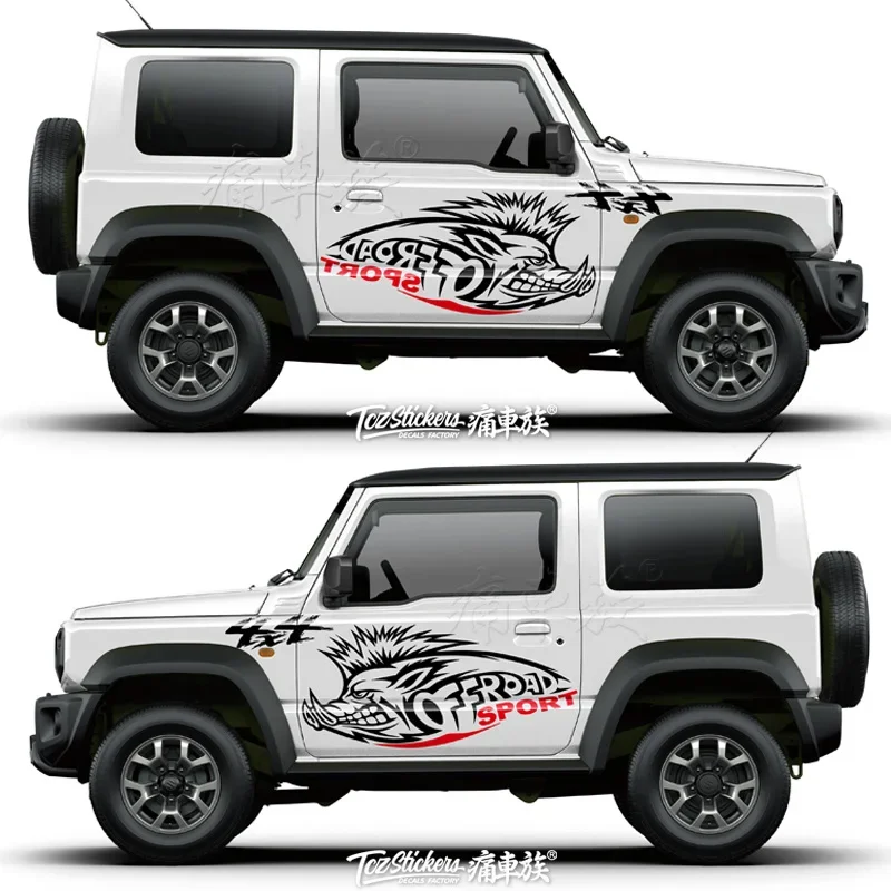 Car Vinyl Decals Body Sticker pearance Customized fashion sports decal film accessories ﻿FOR Suzuki jimny