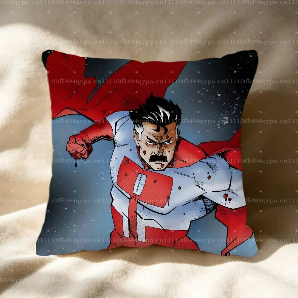 I-Invincible Omni Man Throw Pillow Case Pillowcase Cover Living Room Couch Cushion Case Home Decor