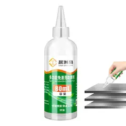 Stainless Steel Soldering Flux Liquid 30/80ml Quick Drying Colorless Metal  Solder Flux For Metal Galvanized Sheet Copper