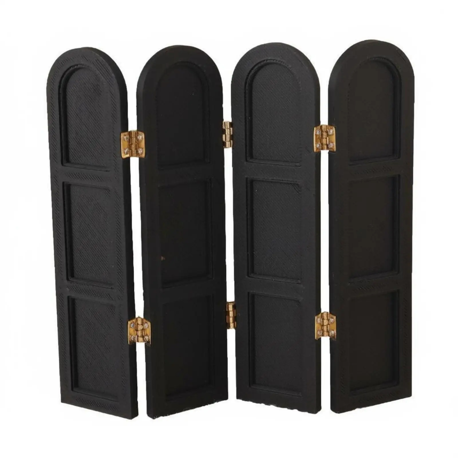 Dollhouse Folding Screen Foldable Miniature Folding Screen DIY Room Divider for Kids, Pretend Play