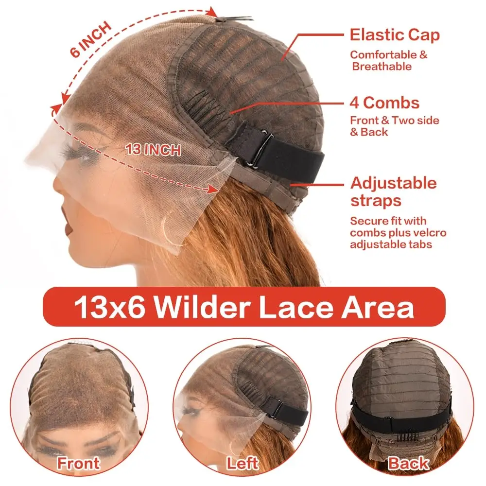 200 Density Deep Wave Curly Human Hair Wigs 13x6 Hd Lace Frontal Wigs 40 Inch 100% Brazilian Raw Hair For Black Women Preplucked