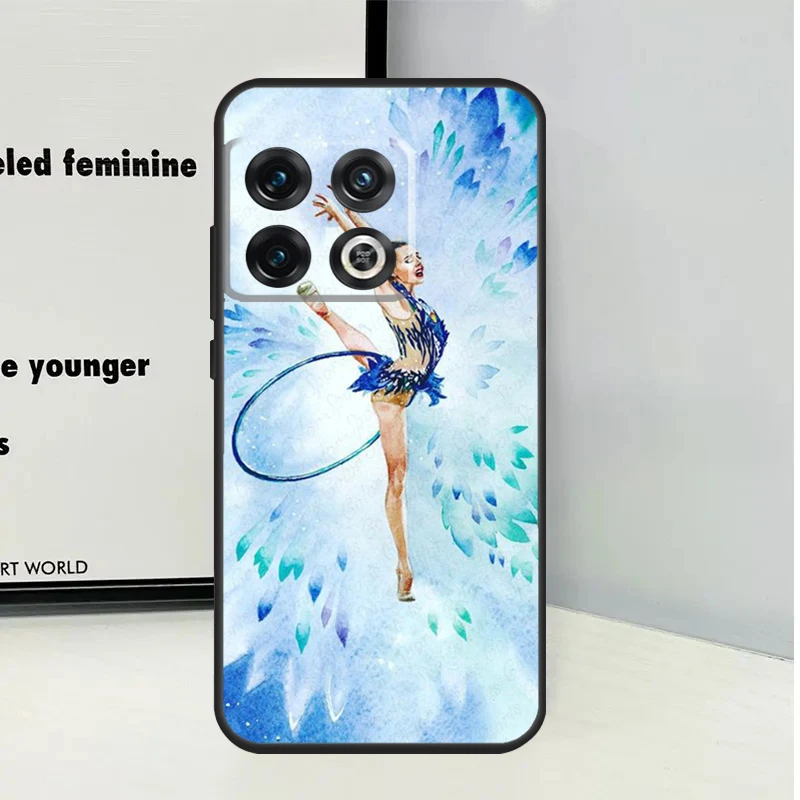 Gymnastics Oil Painting Case For OnePlus Nord 3 2T N30 N20 N10 CE 2 Lite OnePlus 10T 12R 10R 8 9 10 Pro 11 12 Cover