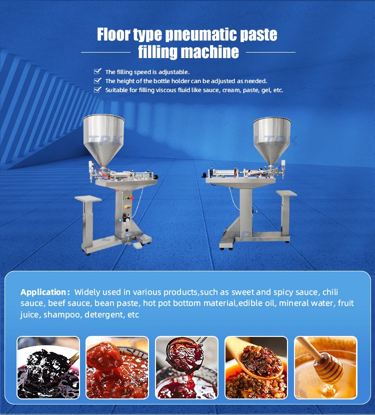 LT-LGF100 Semi-automatic Floor-standing Paste Filling Machine for Shampoo and Conditioner