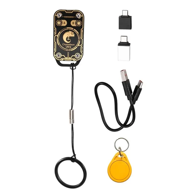LXYB18B Chameleon Ultra V3.0 RFID Smart Card Emulator Reader 125Khz 13.56Mhz Copyer Read Write Tag Copying Functionality ID