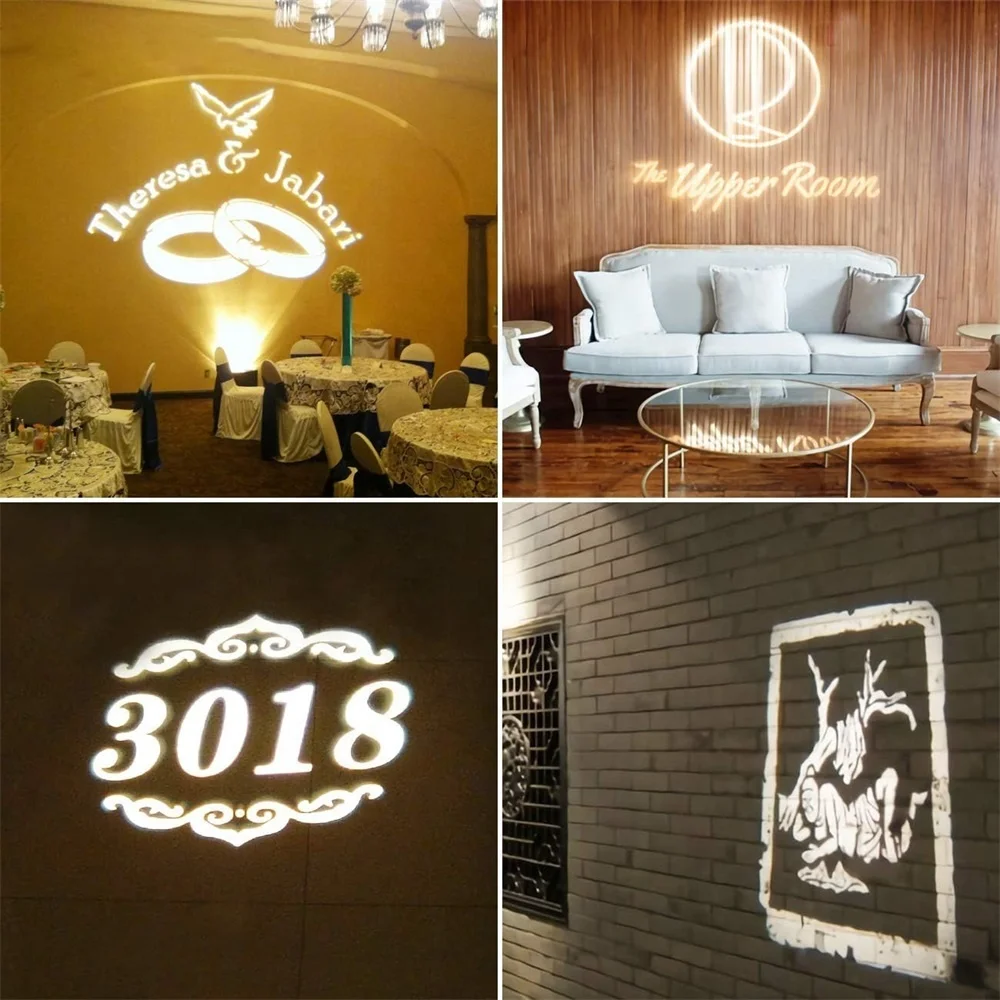 15W Adjustable Focus logo Projection Light Waterproof Advertising Sign Light LED Pattern Light