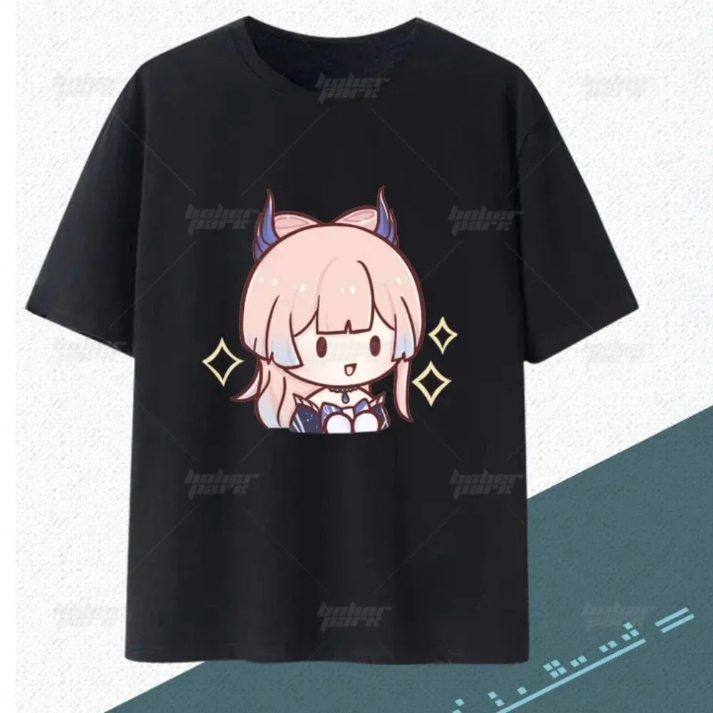 Hot Sale Genshin Impact Same Style Raiden Shogun Yae Miko Graphic T-shirt Cute Cartoon Women's Tees Streetwear Hipster Tops