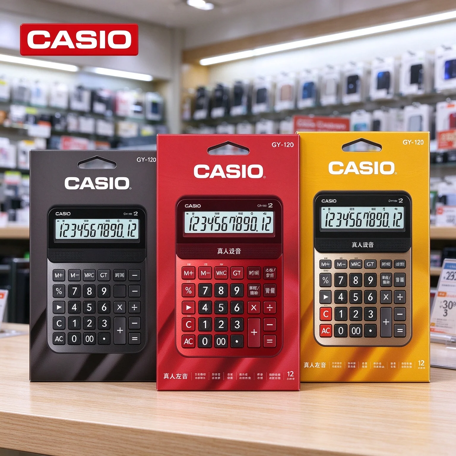 Casio /Educational Calculator /Budget Calculator MS20YC/SL310YC/DJ120D/GY120/DY120 Accurate Result For Household And Shop Use
