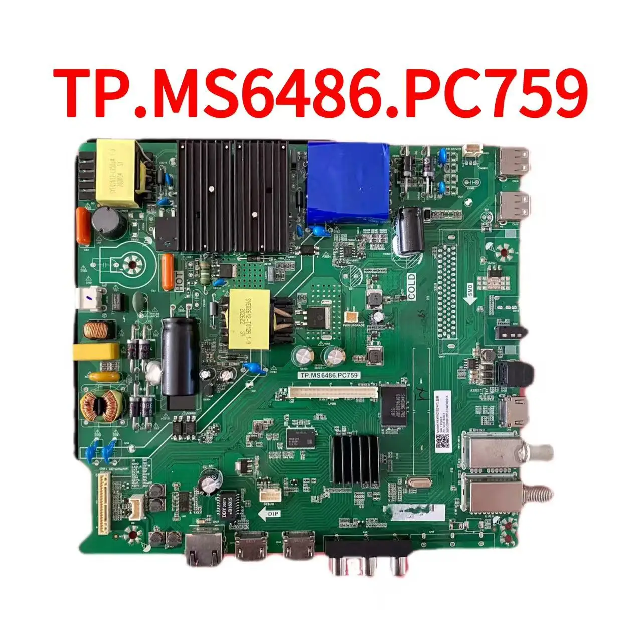 Good test The original LCD TV motherboard TP.MS6486.PC759 for Hisense 49N2170PW works well