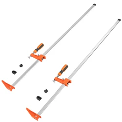 SucceBuy Bar Clamps for Woodworking F Clamp 2-Pack 36