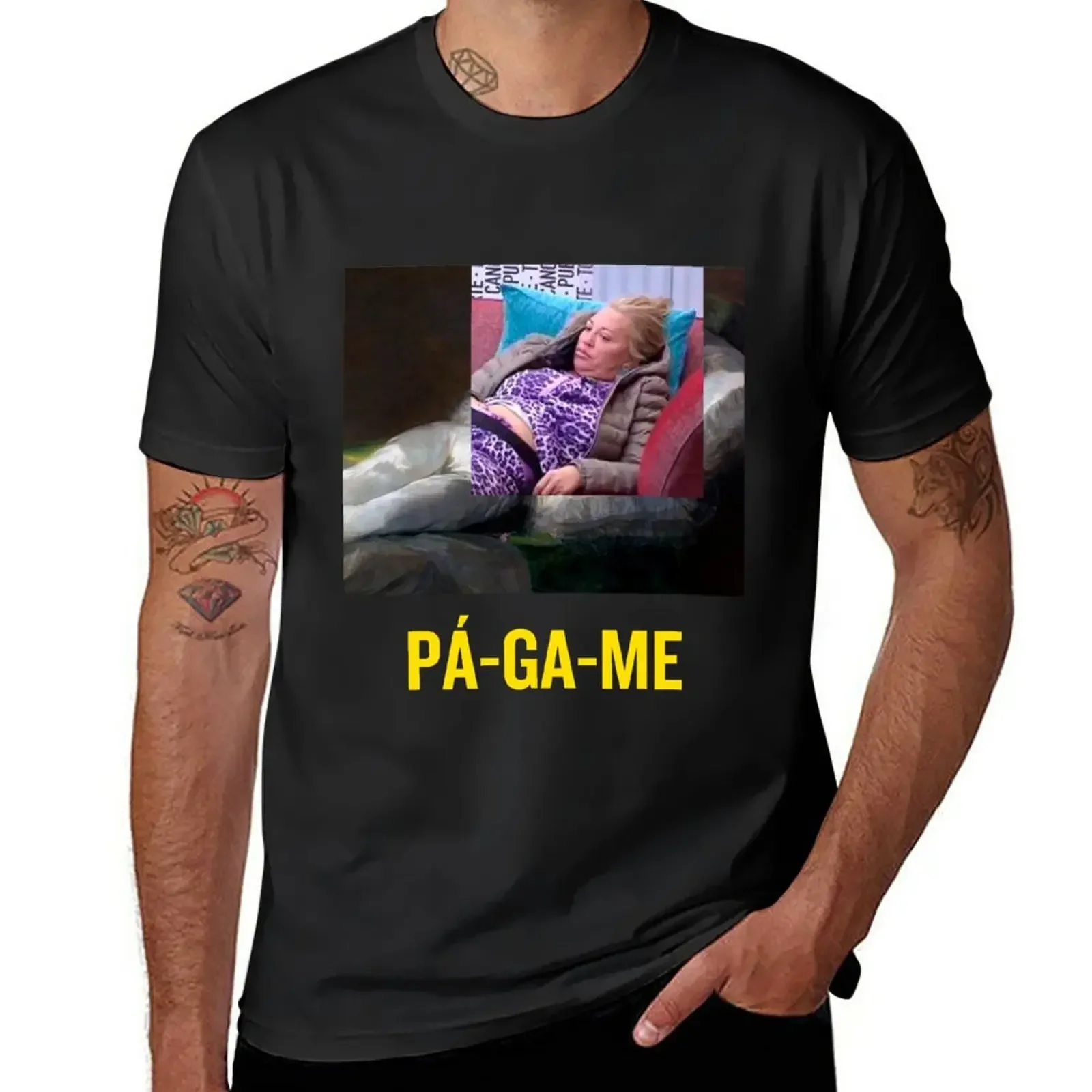 2025 novo modelo camisetas gráficas meninos brancos homens camisetas gráficas BELEN ESTEBAN como LA MAJA VESTIDA camiseta harajuku gráfico de grandes dimensões