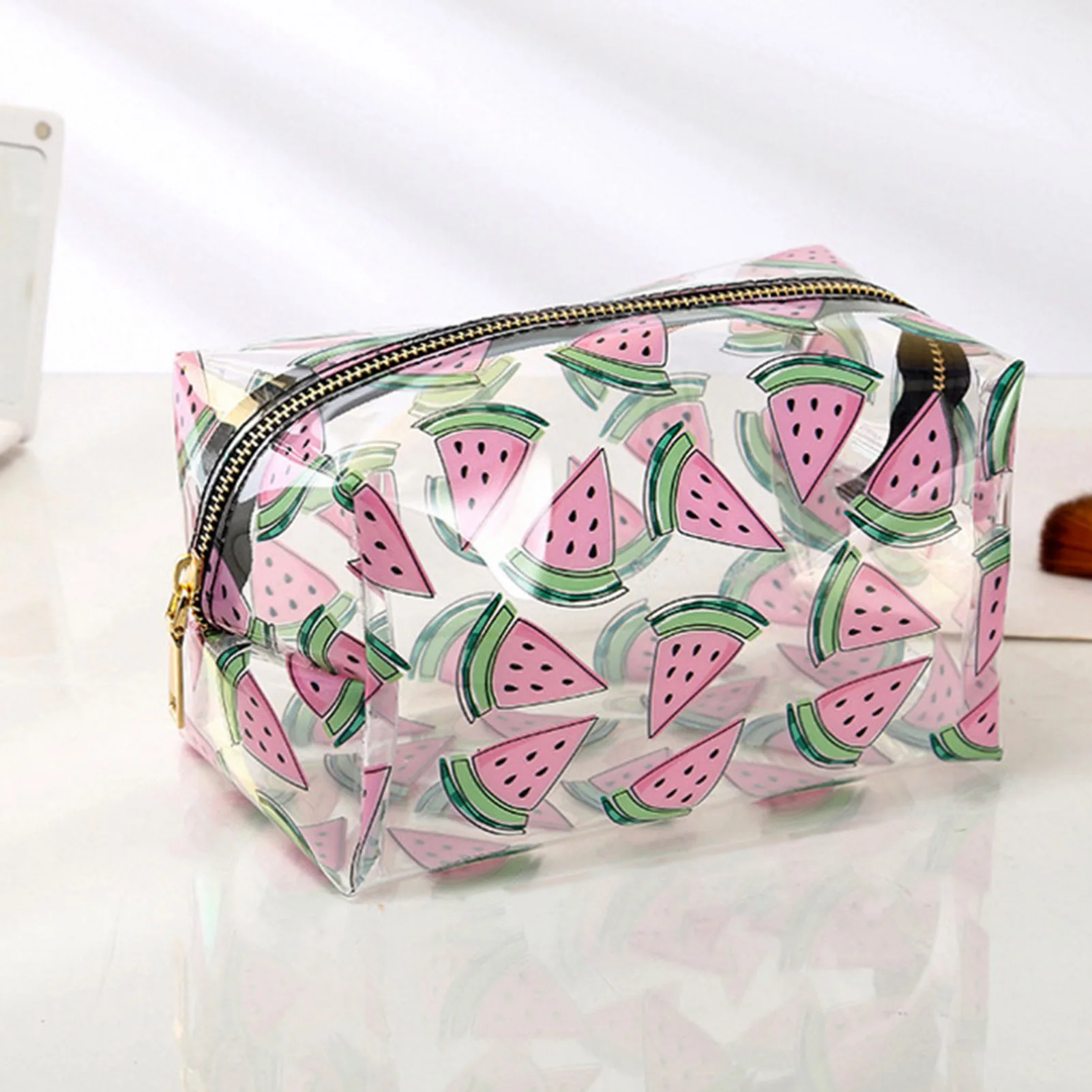 Transparent PVC Makeup Storage Bag Creative Ladies Mini Storage Cosmetic Bag for Friend Family Neighbors Gift