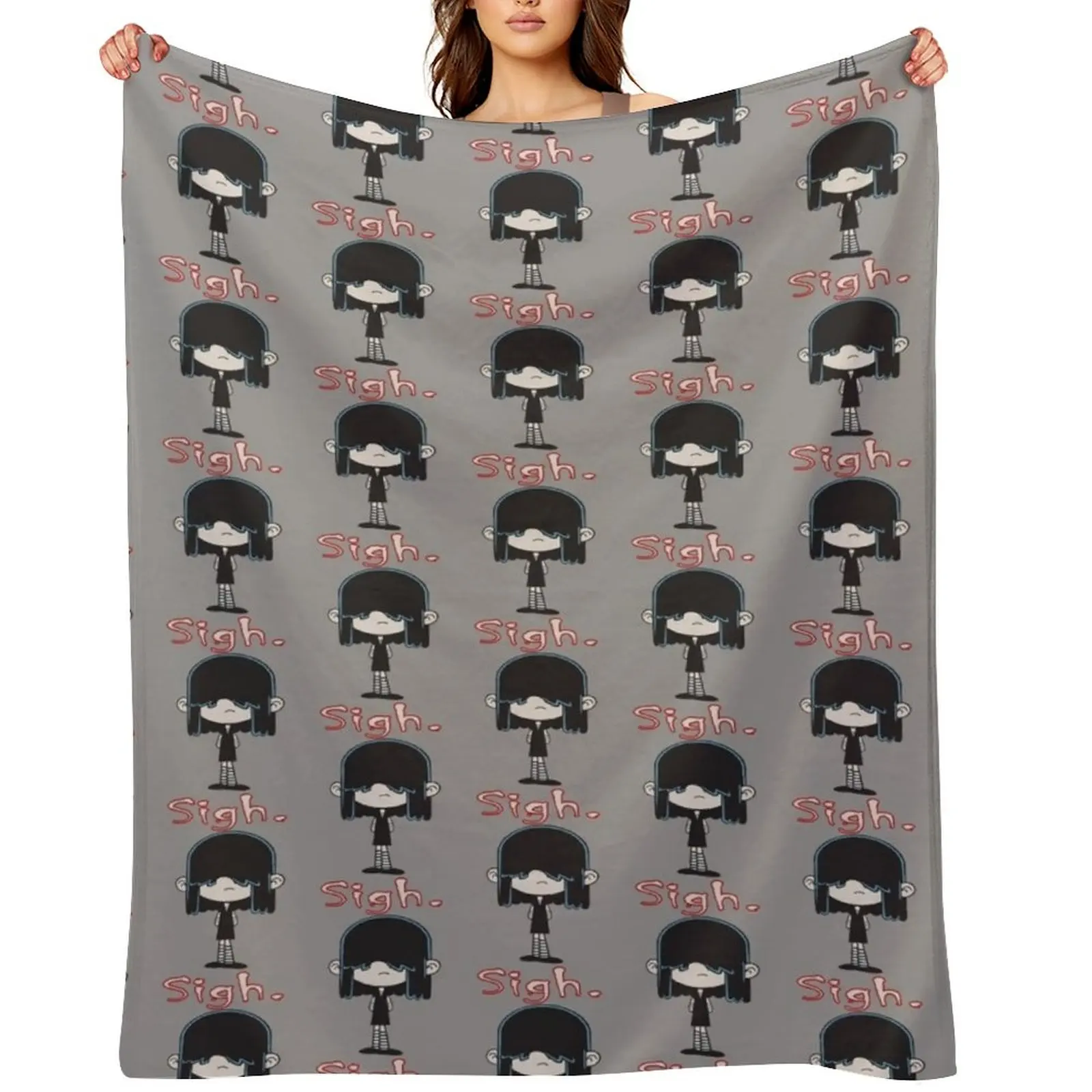 

Loud House - Lucy Loud Throw Blanket manga Designers for babies heavy to sleep Blankets