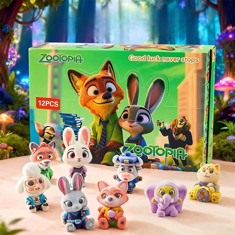2026 キュート ズートピア ミニフィギュア モデルおもちゃ ブラインドボックス アニメフィギュア ニック ジュディ キャラクター オーナメント モデル キッズ クリスマスギフト