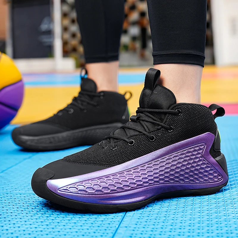 8310 NUOVE scarpe da ginnastica da basket da uomo di alta qualità scarpe sportive da allenamento per palestra per bambini scarpe da basket con cuscino traspirante taglia 36-45