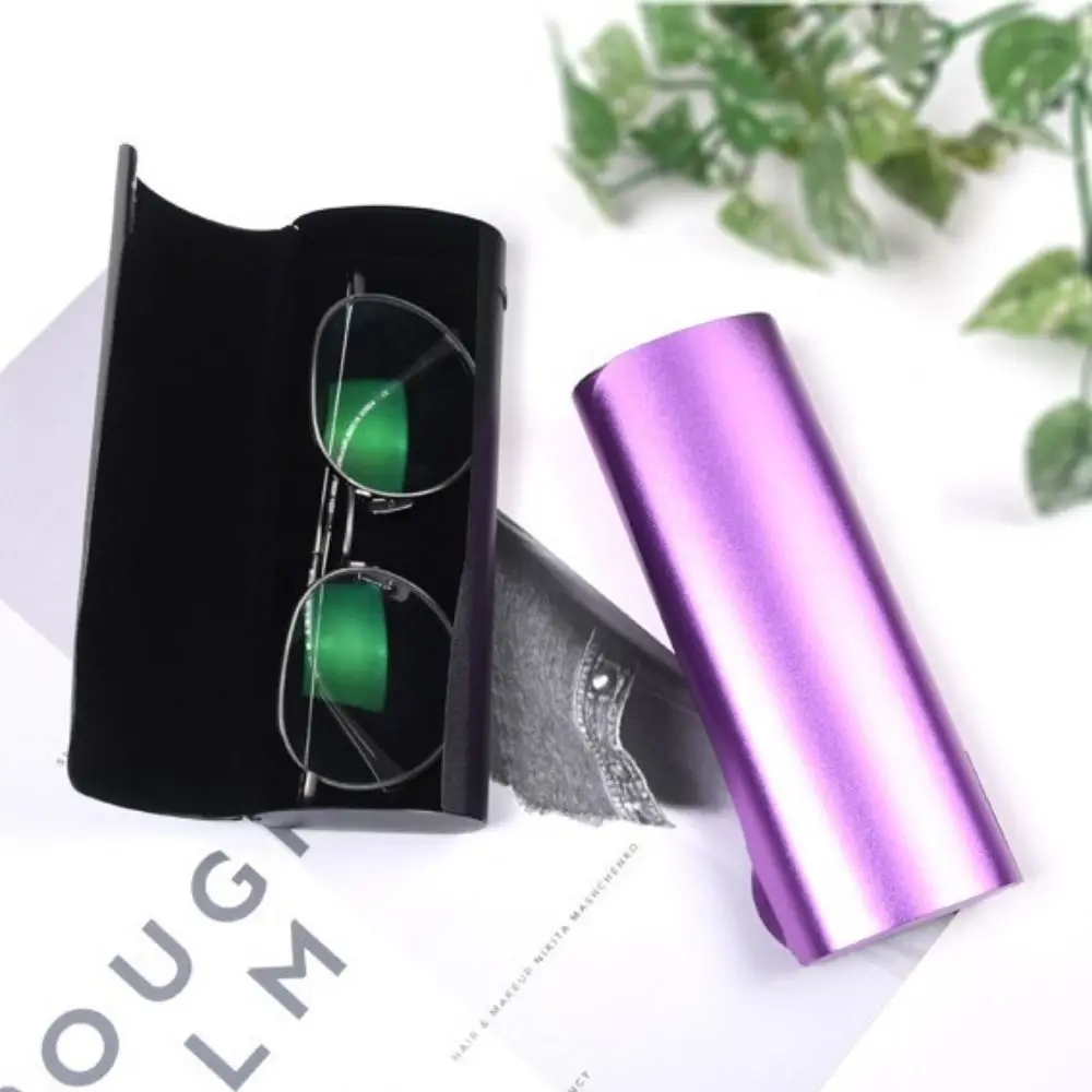 Portable Aluminum Alloy Optical Frosted Storage Box Glasses Case Myopia Case Glasses Box