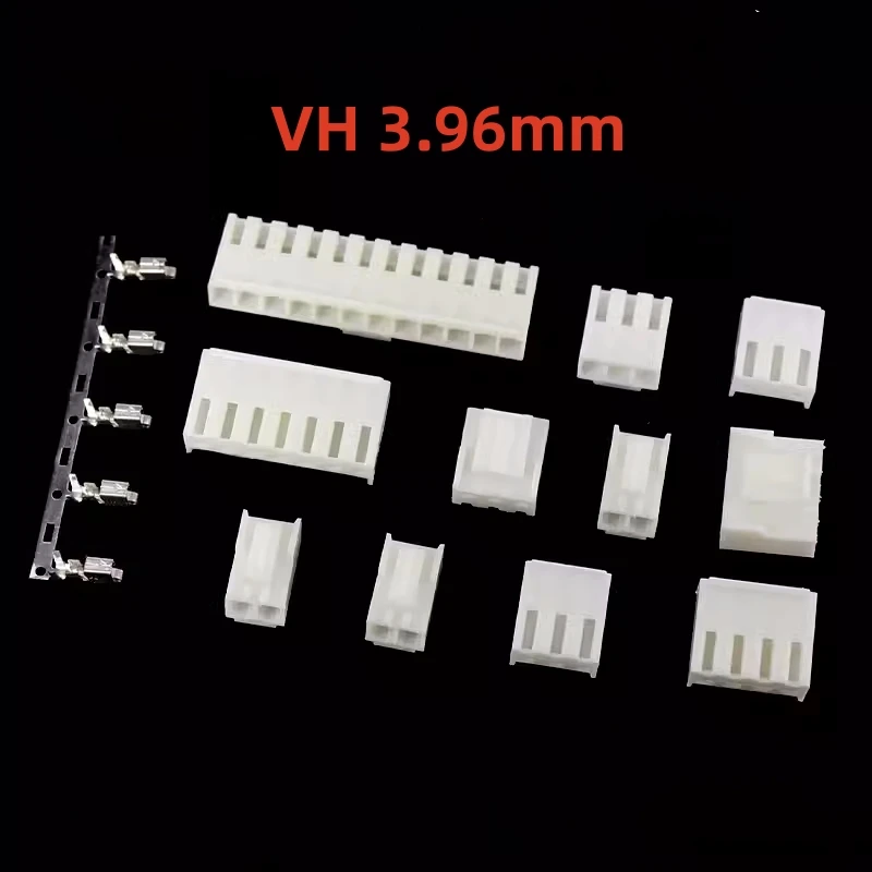 20Pcs VH 3.96mm 2P3P4P5P6P7P8P9P10P12P Female Housing Terminals VH3.96 2 3 4 5 6 7 8 9 10 Pin Connector