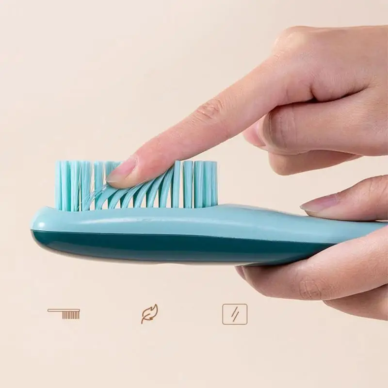 Shoe Cleaning Brush Shoe Cleaning Brush For Sneakers Labor-Saving Ergonomic Handle Shoe Cleaner Brush For Remove Dirt Stain From