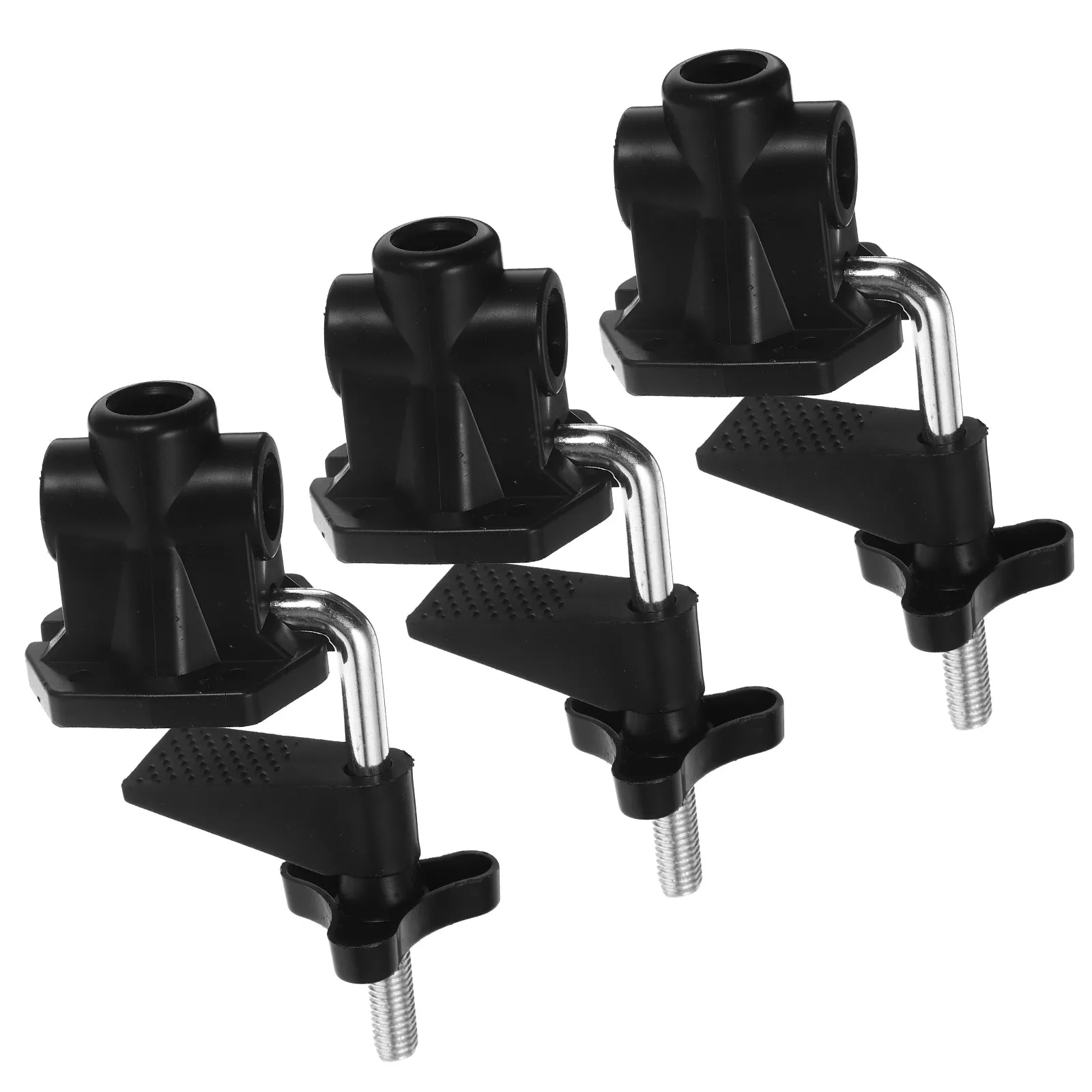 3Pcs Premium Metal Table Lamp Clip Sturdy Alloy Desktop Lamp Holder Firm Non Slip Fixing Clamp for Study Room Living Space