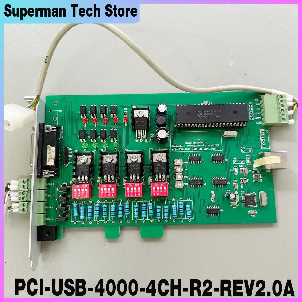 

Для контроллера движения ACA PCI-USB-4000-4CH-R2-REV2.0A