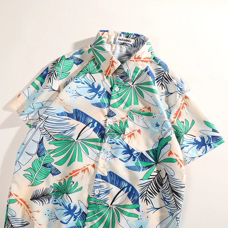 Hawaiiaanse stijl shirtset voo - Summer Clothes Fashion recensie en prijs