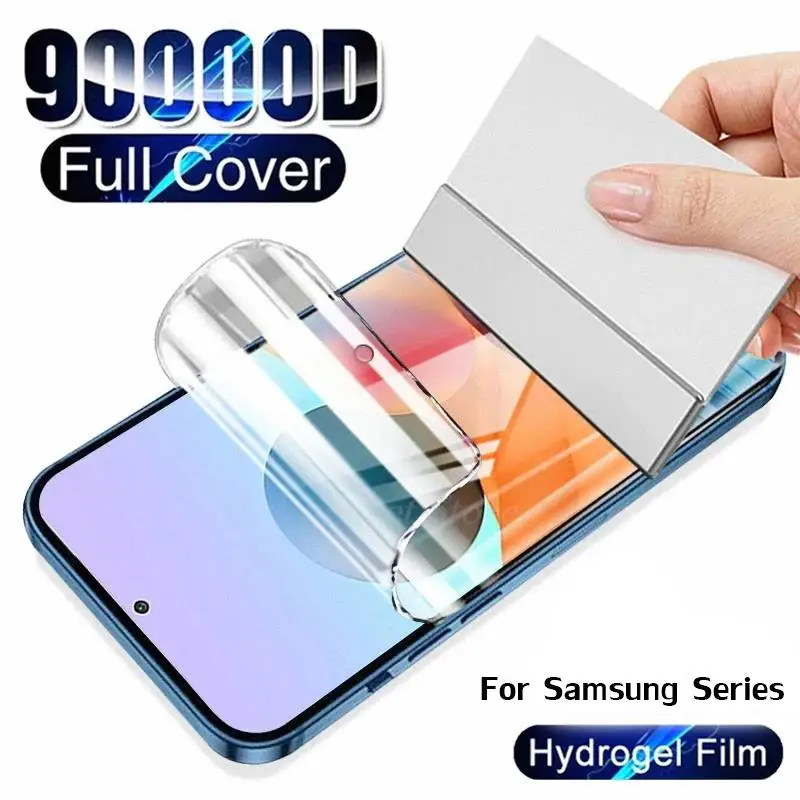 

Full Hydrogel Film For Samsung S22 Ultra Screen Protector Samsung S21 S20 FE Note 10 Plus 20 9 8 S10e S10 Lite S9 S8 Not Glass