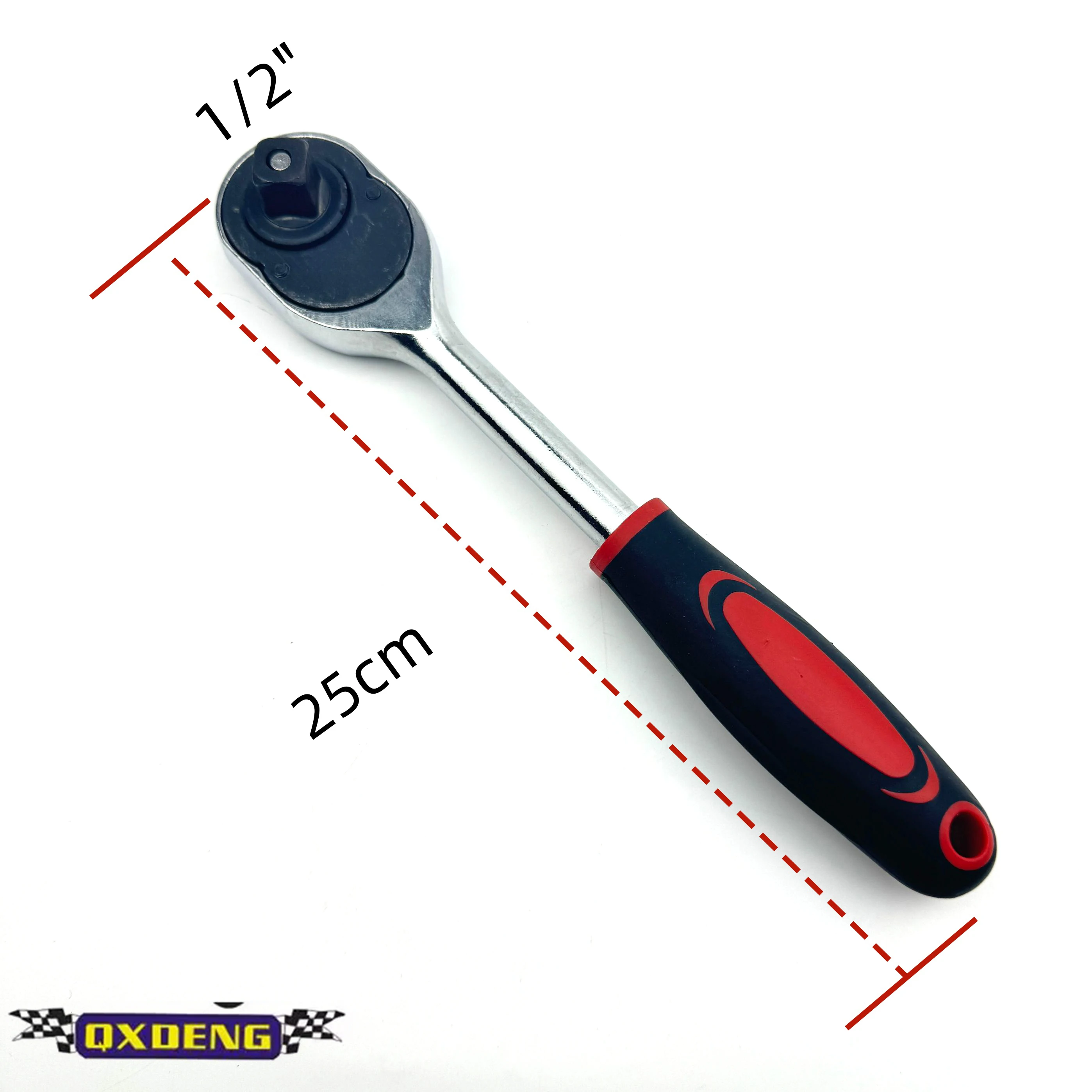 

1/2 "Quick Ratchet Wrench Quick Drop Socket Wrench Chrome Vanadium Steel Labor-saving Tool