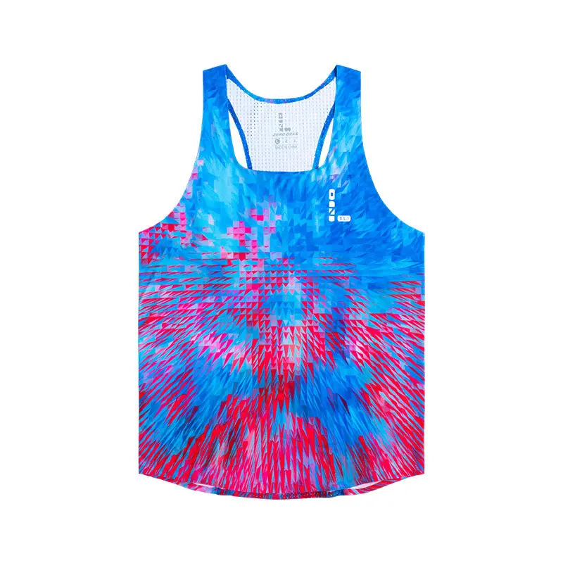 Diamond League Man Seamless Marathon Fast Running Sport Vest Running Top Track Field Singlet Quick drying, breathable light