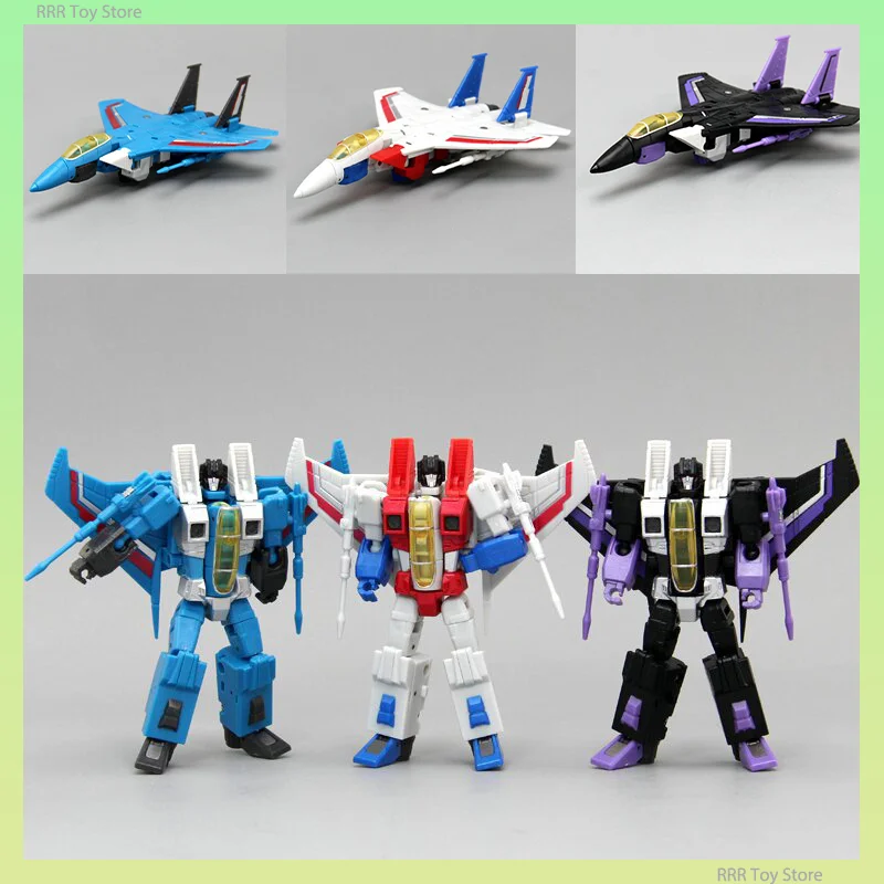 Transformation Pocket Toys PT-F15 Action Figures PT TS01 TS02 KO F-SOLDIER J-SOLDIER Starscream Skywarp Thundercracker Model Toy