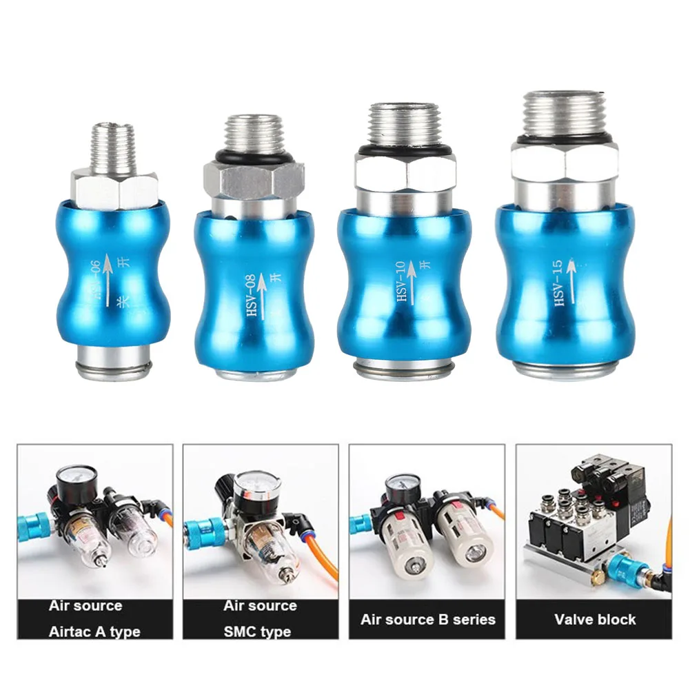 Valves Hand Slide Valve For PU/PE Pipe PU/PE Pipe Silver -99-0KPa 0-1.0MPa 1pc Different Piping Systems HSV-15