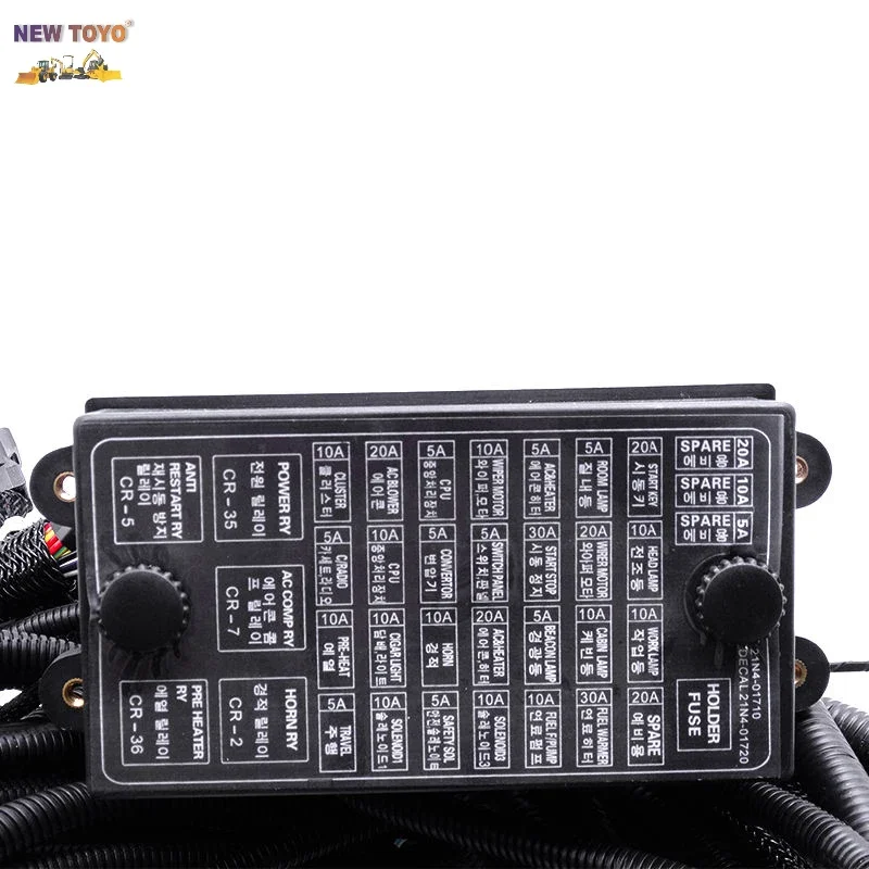 Electrical Cables Wire Harness Assembly Excavator Computer Board Wire Harness 21N6-10013 for Hyundai R210-7 Excavator