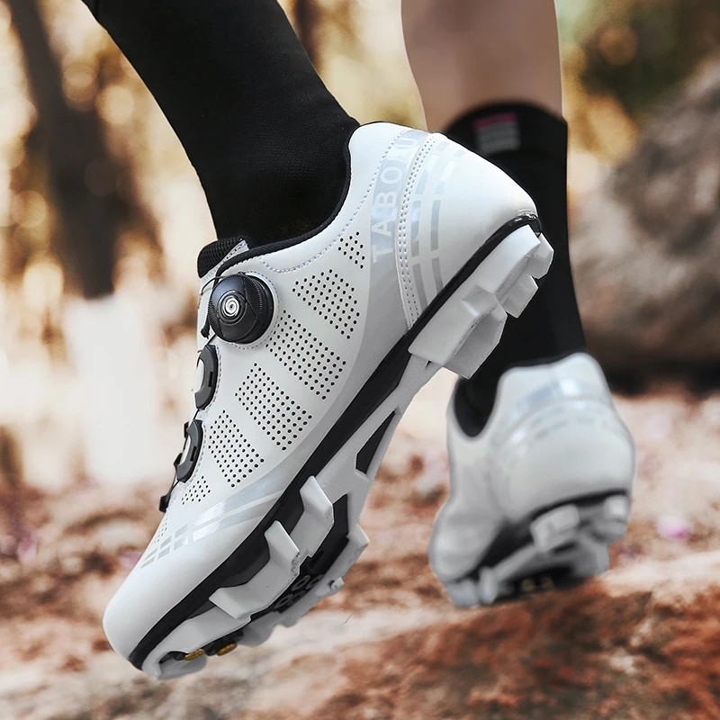 LiXingMing Men Cycling Shoes MTB T72 Outdoor Race Car Competition Cleat Non-slip Trail Mountain Sneakers Zapatillas Unisex view 5