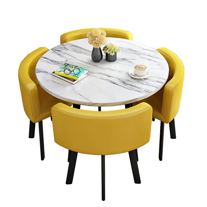 Dining Table Of 4 Apartment Chairs Luxury Garden Dining Tables Promotion Furniture Restaurant Dining Round Dinning Tables Sets