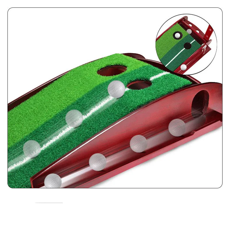 Golf Indoor Outdoor Office Green Course Mini Fairway Putter Practitioner Home Practice Blanket Set Putting Mats