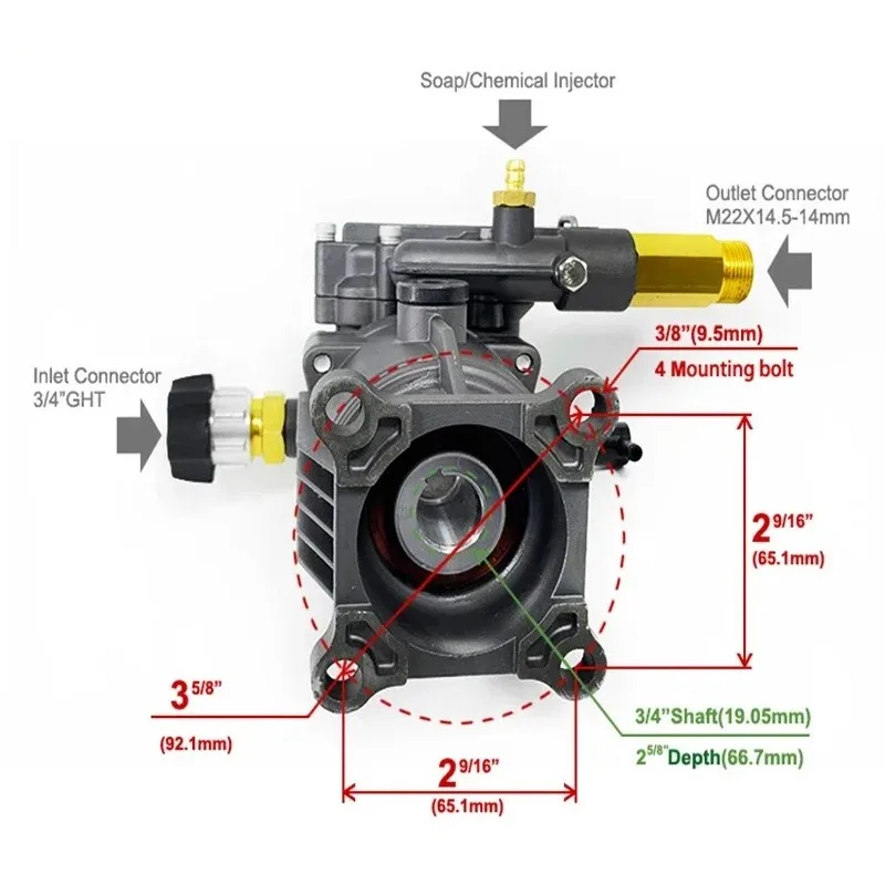 

Насос для очистки автомобиля под высоким давлением, водяной насос, аксессуары для чистящей машины, насос для мойки автомобиля высокого давления, автомобильный васи