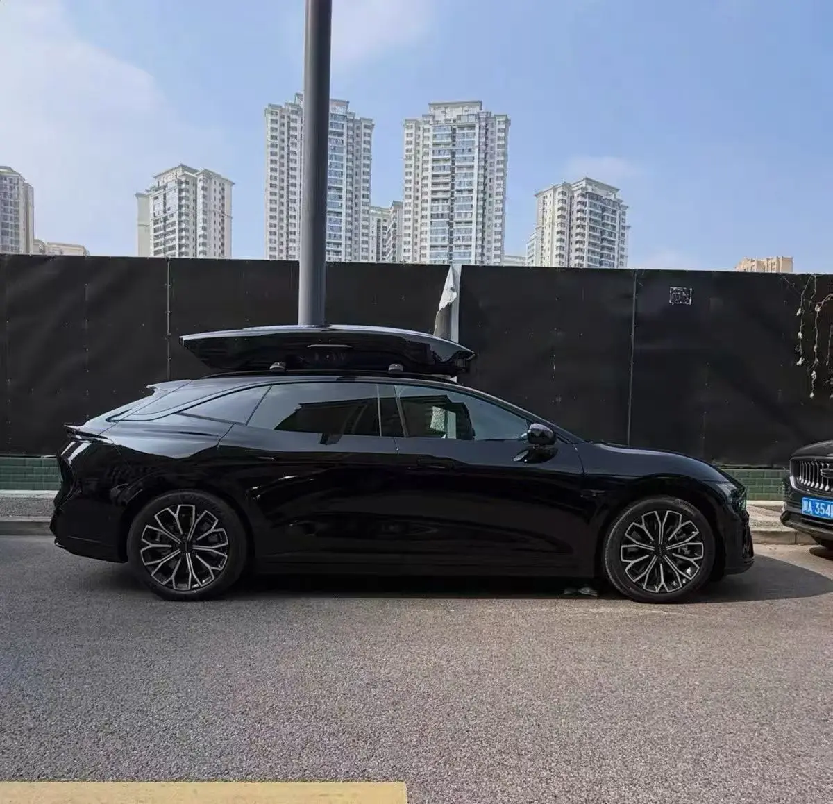 

Universal 800L SUV Roof Trunk Custom Colors Car Top Roof Rack Cargo Luggage Carrier Storage Box Roofbox Sports 1 Set