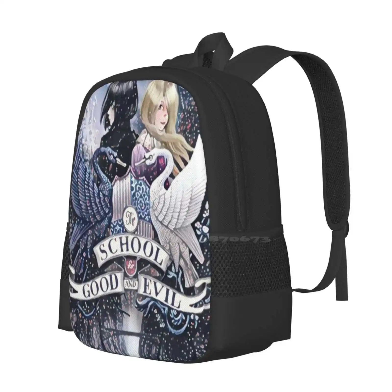 School For Good And Evil Hot Sale Schoolbag Backpack Fashion Bags School For Good And Evil Bookish Middle Grade Snow Stipple