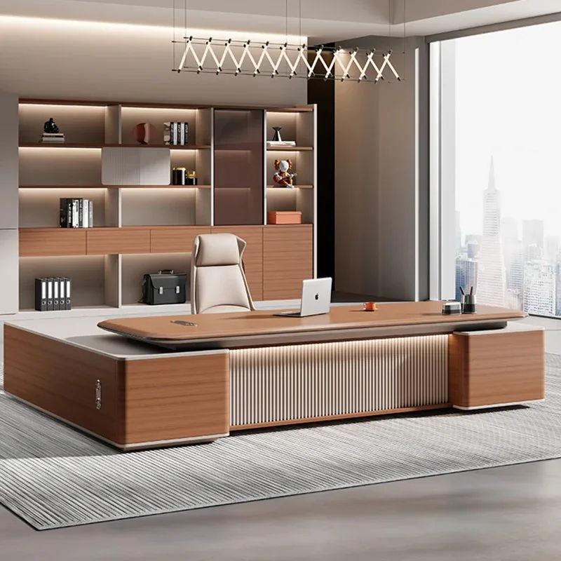 Computer Modern Office Desk Gaming Drawer Organizers Office Desk Lshaped Minimalist Escritorio Oficina Commercial Furniture