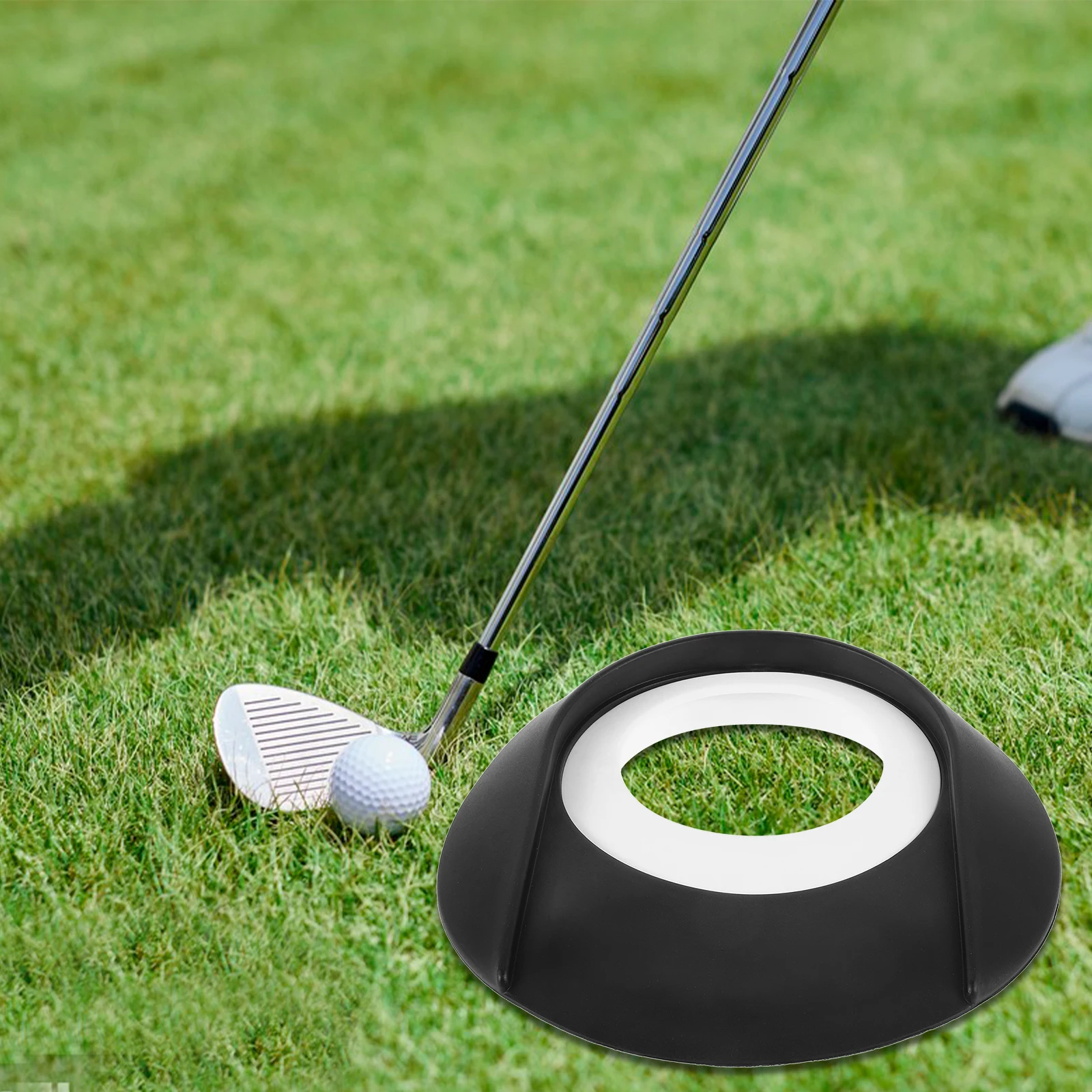 

Golf Putting Putter Training Tool Indoor Compact Plastic Golf Cup Practice Hole for All Levels