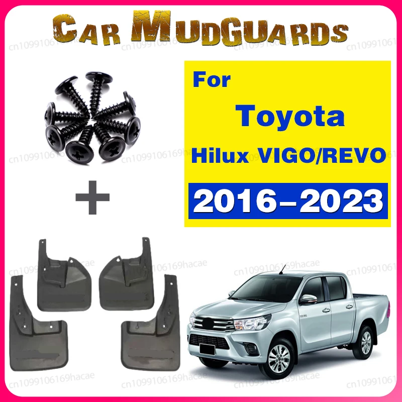 

For Toyota Hilux Vigo 2016 2017 2018 2019 2020 2021 2022 2023 Fender Mudguard Mud Flaps Guard Splash Flap Mudguards Car Accessor