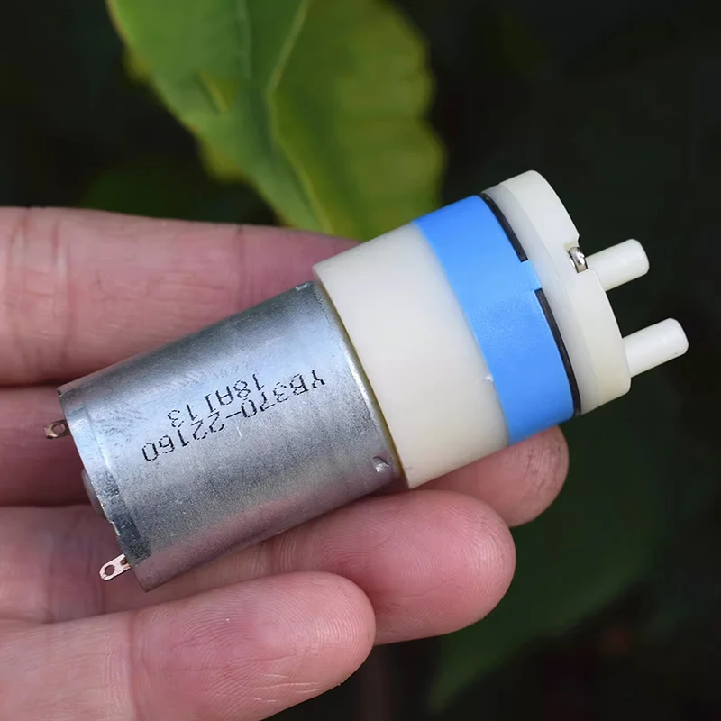 DC 5V 6V YB370 Mini Vacuum Diaphragm Pump Small Negative Pressure Suction Air Oxygen Pump for DIY Breast Monitor Beauty Device