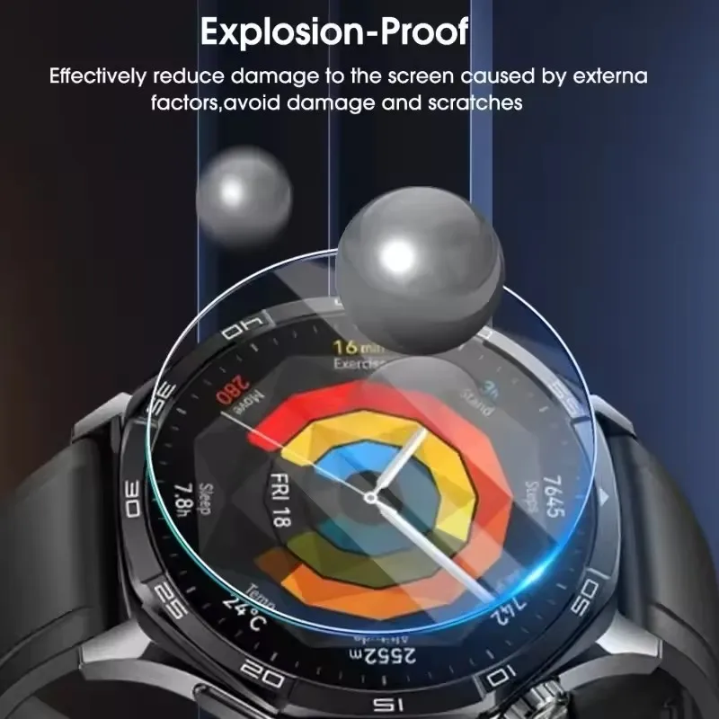 Screen Protector Glass for Huawei Watch GT 5 Pro 4 46mm 42mm 41mm Anti-Scratch Tempered Glass for Huawei GT5 Pro GT4 Accessories