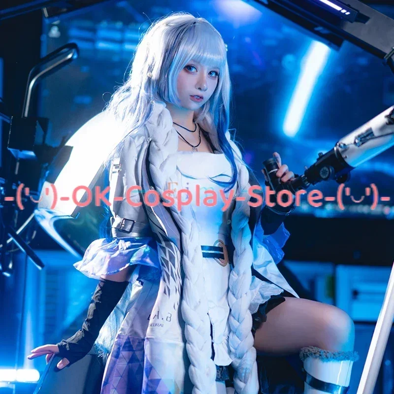 

Game Girls Frontline Project Neural Cloud Hubble Cosplay Costume Women Cute Dress Halloween Carnival Uniforms Custom Made