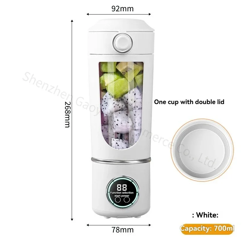 Household Juicer Crushed Ice Juice Cup USB Charging Wireless Portable Juicer Outdoor Companion Cup