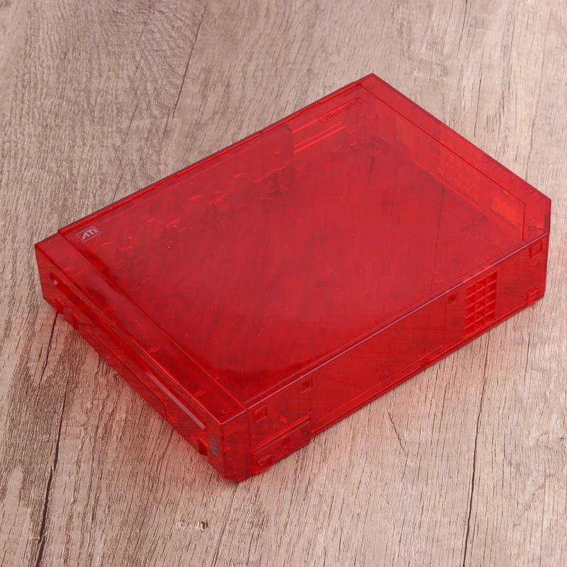 Black For Full Case Cover Housing Shell With Buttons For Wii Transparent Housing Shell Case For Wii Game Console