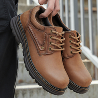 New Arrival 2025 Men's Retro Big Toe Hiking Shoes Low-Top Outdoor Casual Work Boots Waterproof Anti-Slip for Hiking & Daily Wear