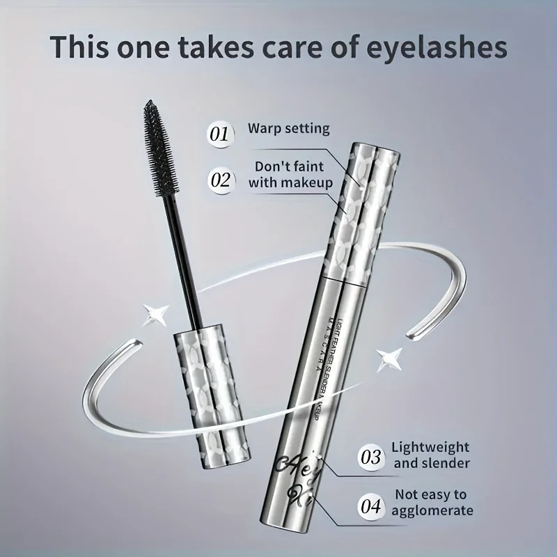 Oeil mince noir, imperméable et résistant à la sueur, fixation de couleur durable, oeil noir dense, formule noire, bouclé et mince