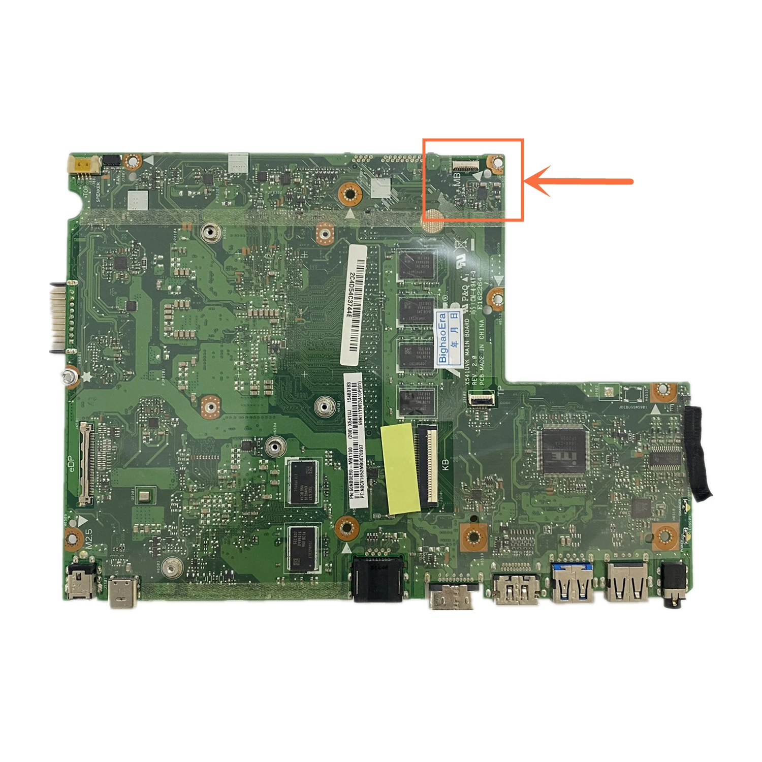 X541UVK MAIN BOARD For ASUS X541U X541UJ A541U X541UV K541U Laptop Motherboard With I3-7100 CPU 4GB/8GB RAM 940M 2GB GPU 100%OK