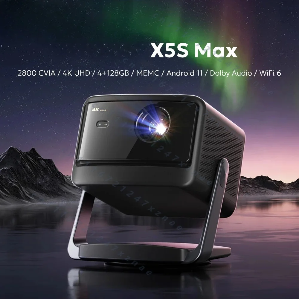 4K ALPD Triple Laser Projector 4K 2800 CVIA Lumens Home Theater  128GB Smart 3D Android TV Video With MEMC Beam Dangbei X5S Max
