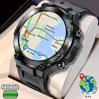 New GPS Smart Watch Men Military 5ATM Waterproof Long Battery Life Tactical SmartWatch Blood Oxygen Sports Smart Watches for Men