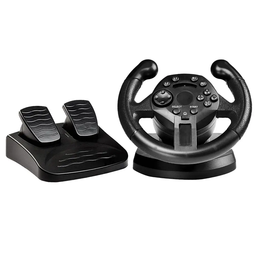 

Bike, Gaming Steering Wheel with Pedal, PC Gaming Wheel, Compatible for